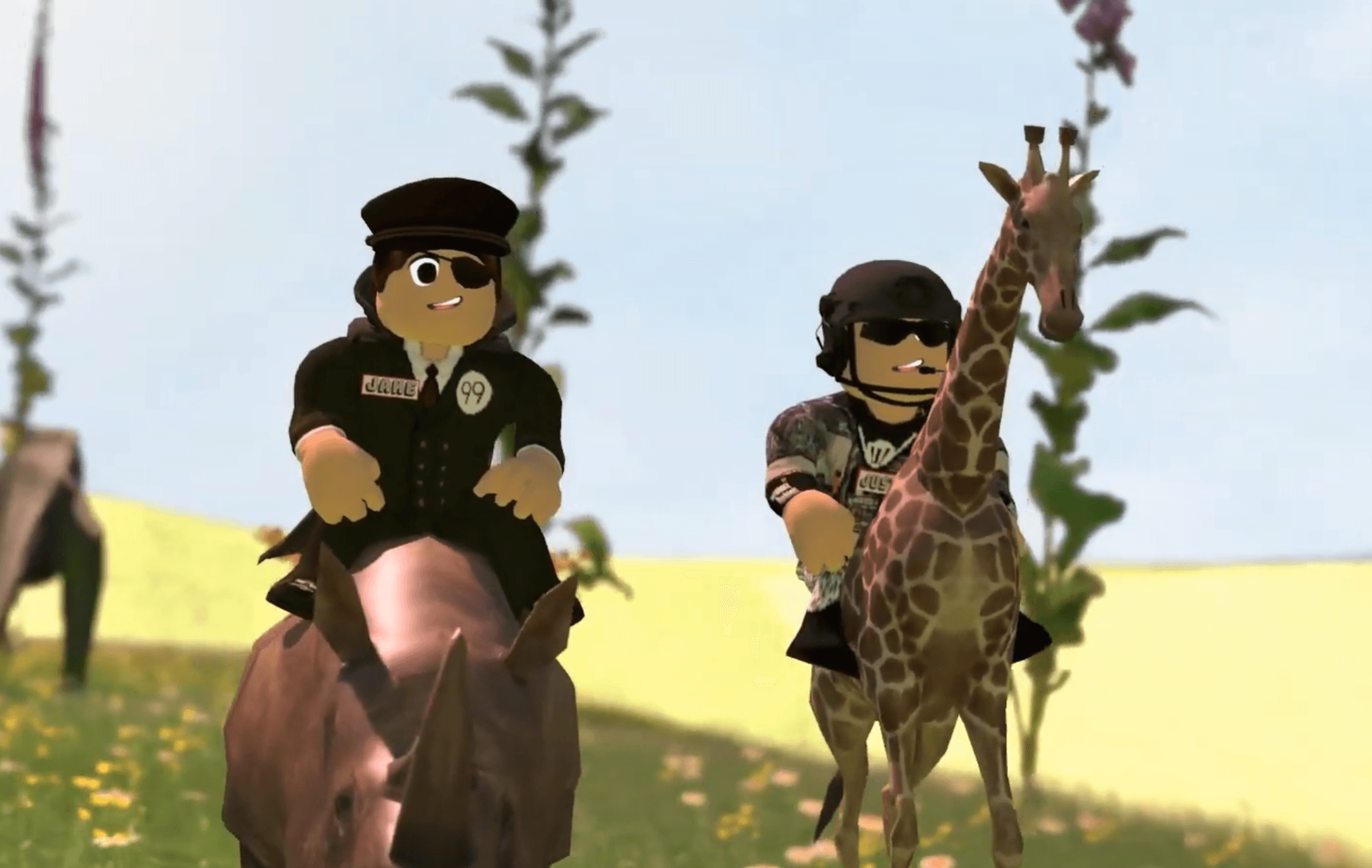 CCRF Animation - Safari ride with giraffe