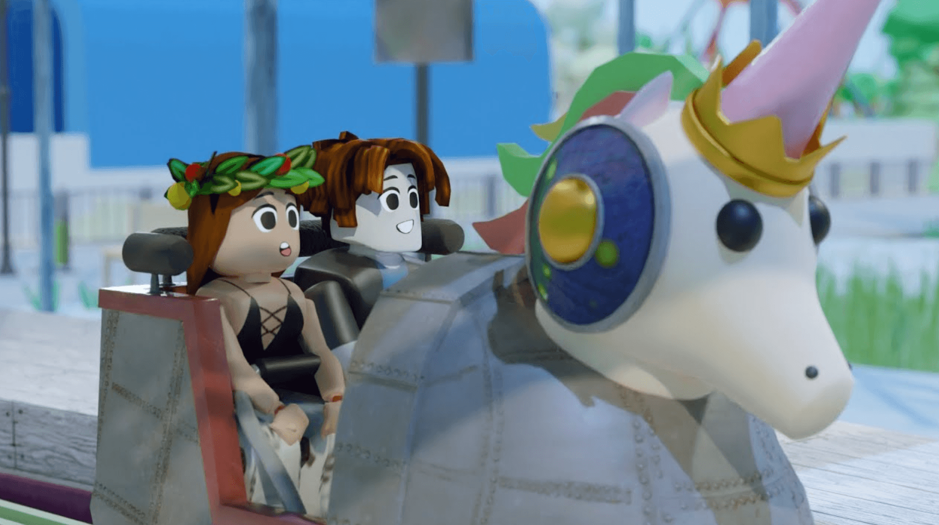 CCRF Animation - Unicorn rollercoaster ride